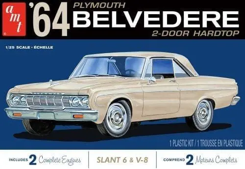 Amt 1/25 1964 Belvedere 2-Door Hardtop Model Kit 1