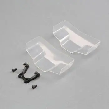 Tlr Low Front Wing W/Mount: 22-5.0 Elite (Clear) 1