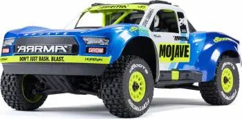 Arrma Mojave Grom Blx 223S 4X4 Small Scale Electric Desert Truck (White/Blue) 1