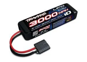 Traxxas 3000Mah 2S 7.4V 25C Lipo Battery W/Id 1