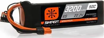 Spektrum Smart 3200Mah 6S 22.2V 50C Lipo Battery 1