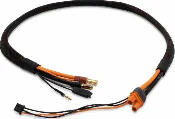 Spektrum Smart Pro 2S Ic3 Charge Cable: 5Mm Bullet (2’) 1