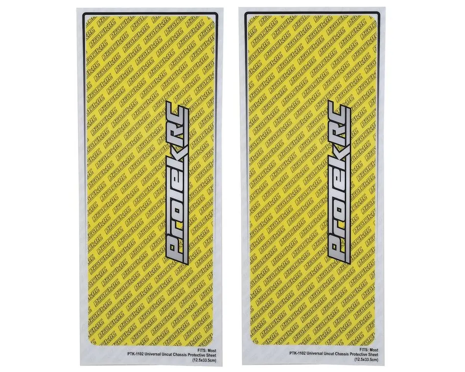 Protek Rc Universal Chassis Protector Sheet: Yellow 1