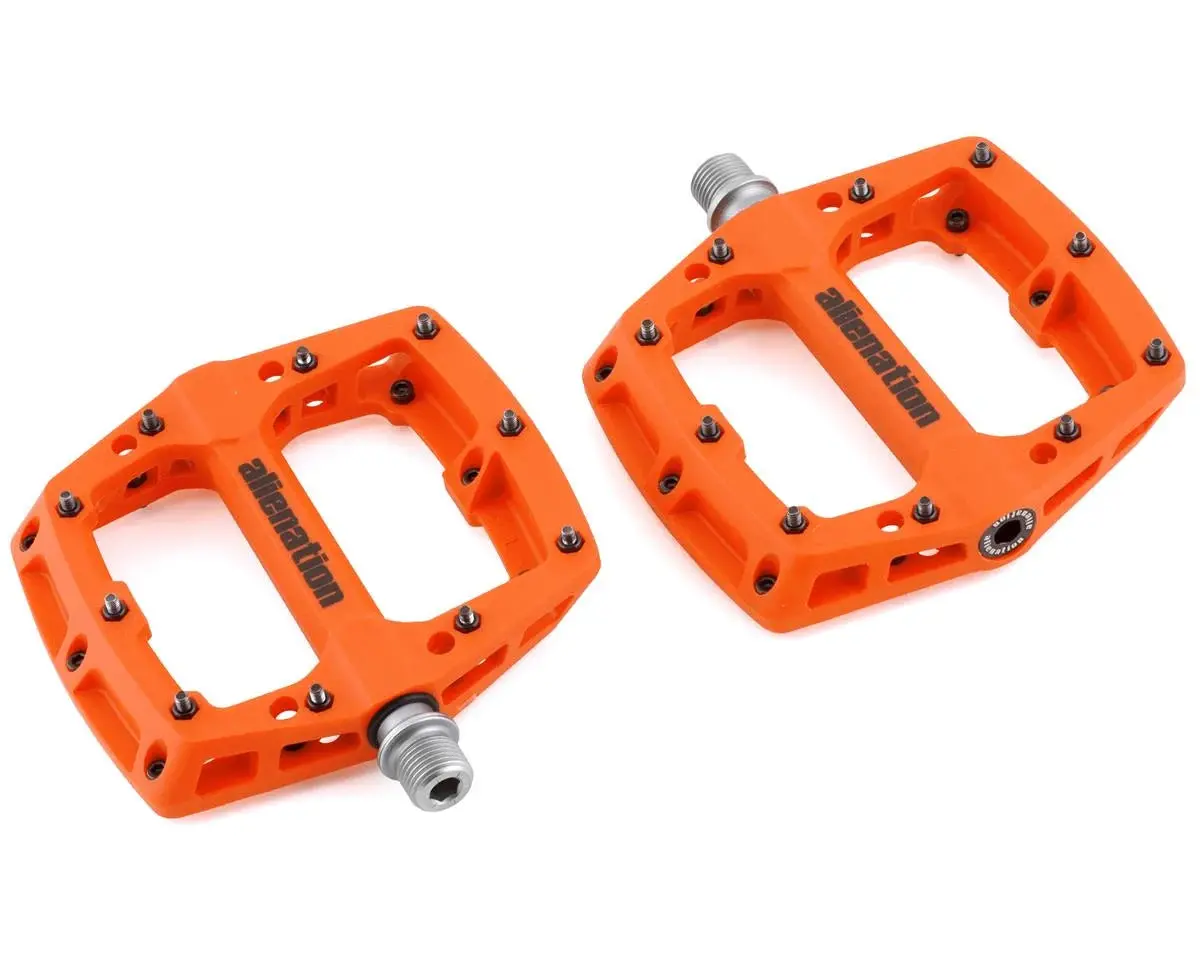 Alienation Foothold 9/16 Plastic Pedals: Orange 1