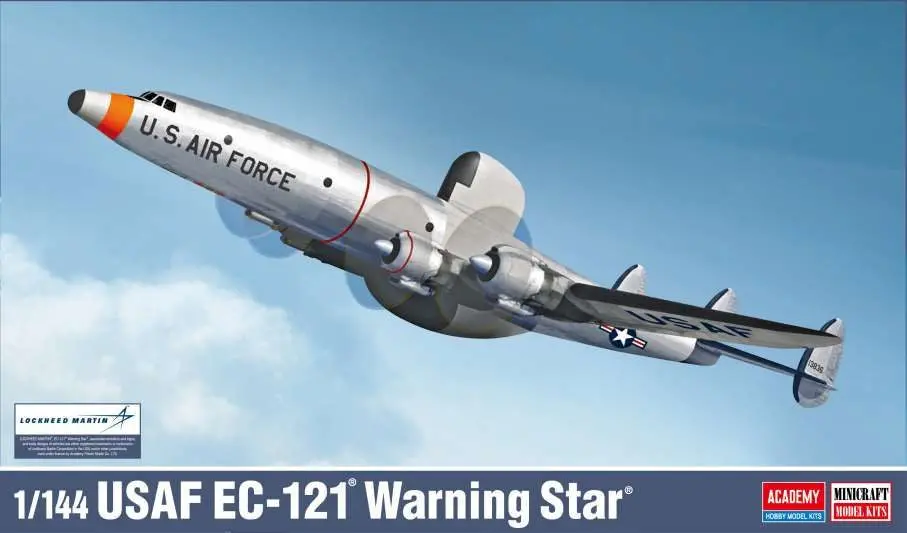 Academy Models 1/144 Usaf Ec-121 Warning Star Lockheed Model Kit 1
