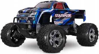 Traxxas Stampede 2Wd Xl-5 Titan W/Clipless Body: Rtr (Blue) 1