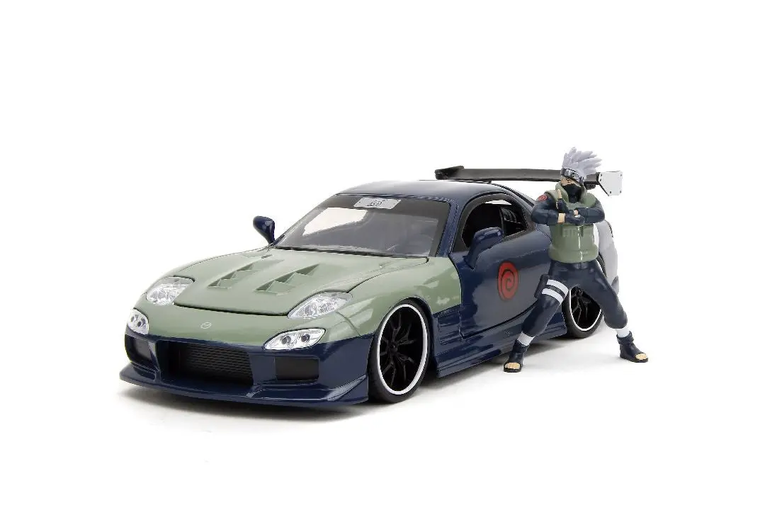 Jada 1/24 1993 Mazda Rx-7 W/Kakashi Hatake Figure 1