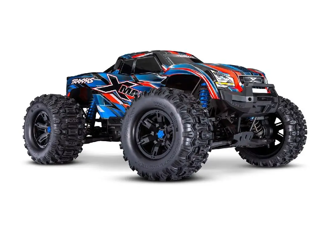 Traxxas X-Maxx 4Wd Vxl-8S Monster Truck W/Belted Tires: Rtr (Blue) 1