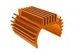 Traxxas Aluminum Motor Heatsink: Titan 87T Motor (Orange) 1