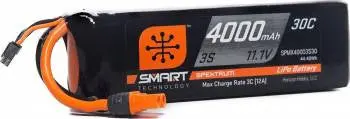 Spektrum Smart 3S 4000Mah 11.1V 30C Lipo: Ic3 1