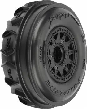 Pro-Line Dumont 2.2/3.0” Front Paddle/Rib Tire: 12Mm Hex 1