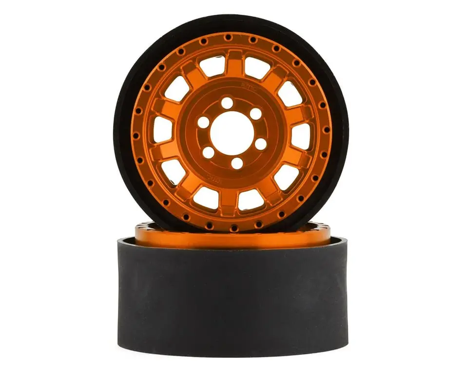 Vanquish Products 2.2” Aluminum Kmc Km236 Tank Beadlock Wheels 1
