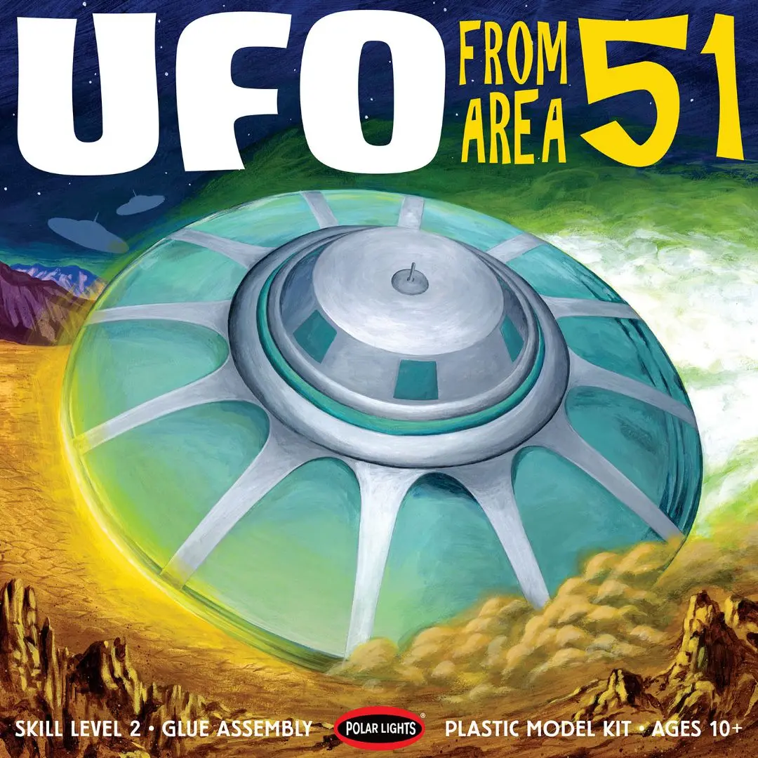 Polar Lights 1/48 Ufo From Area 51 Model Kit 1