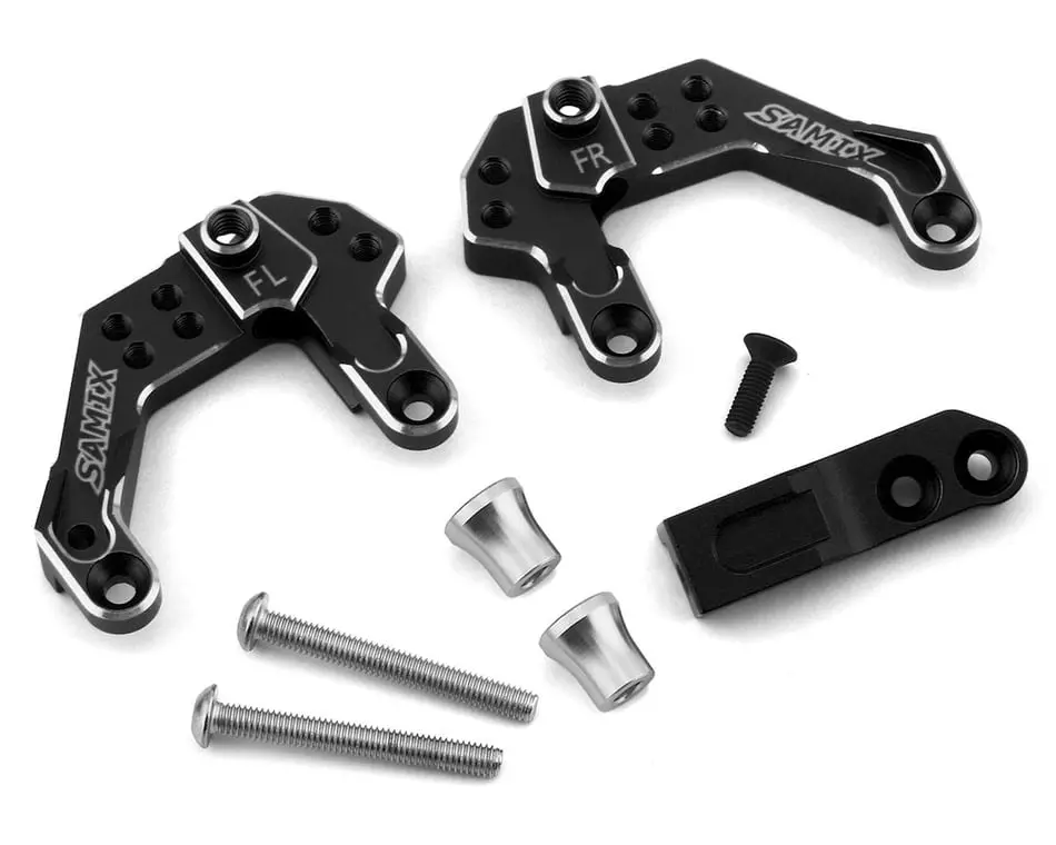 Samix Aluminum Front Shock Mounts: Element Enduro (Black) 1