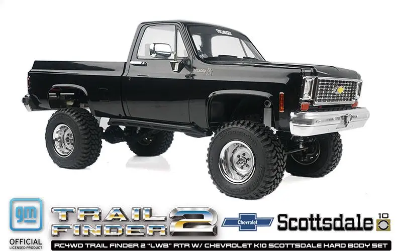Rc4wd Trailfinder 2 Lwb Rtr W/Chevrolet K10 Scottsdale Hard Body 1