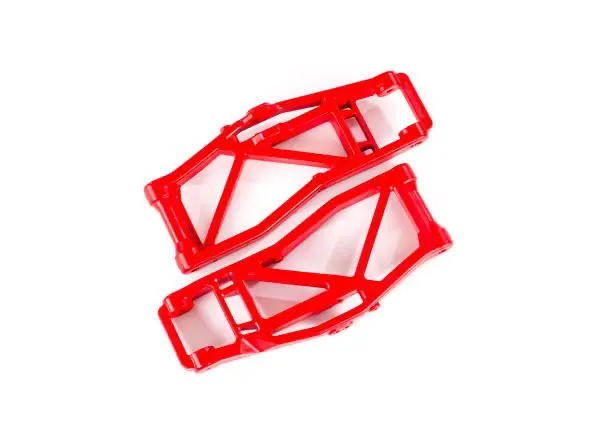 Traxxas Lower Suspension Arms: Widemaxx (Red) 1