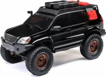 Axial Scx24 1/24 Lexus Gx470 Micro Crawler Rtr: Black 1