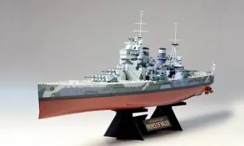 Tamiya 1/350 Prince Of Wales Battleship Model Kit 1