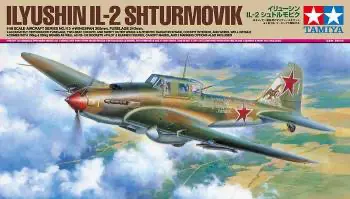 Tamiya 1/48 Ilyushin Il-2 Shturmovik Aircraft Model Kit 1