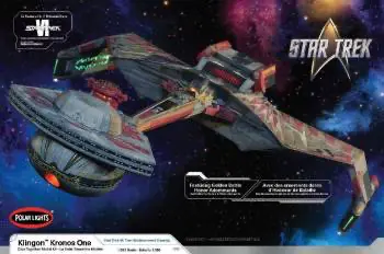 Polar Lights 1/350 Star Trek Vi Klingon Kronos One Model Kit 1
