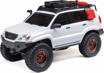Axial Scx24 1/24 Lexus Gx470 Micro Crawler Rtr: White 1