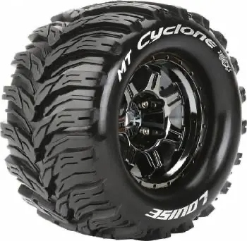 Louise Rc 3.8” Cyclone Mt 1/8: Chrome 1/2 Offset (17Mm) 1