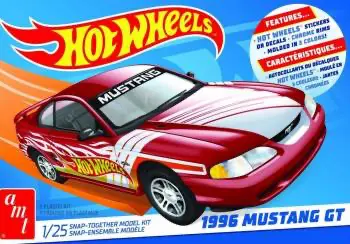 Amt 1/25 1996 Mustang Gt Snap-Tite Model Kit 1