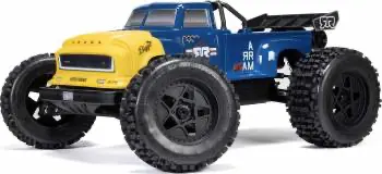 Arrma Notorious V6 Blx 6S 4Wd Stunt Truck Rtr (Blue/Yellow) 1