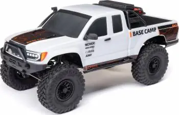 Axial 1/10 Scx10iii Base Camp 4Wd Rock Crawler: Rtr (White) 1