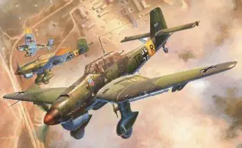 Trumpeter 1/24 Junkers Ju-87B-2 Stuka Dive Bomber Model Kit 1