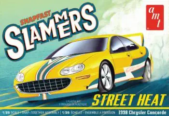 Amt 1/25 Snapfast Slammers Street Heat 1998 Chrysler Concorde Model Kit 1