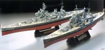 Tamiya 1/350 King George V Battleship Model Kit 1