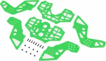 Losi Aluminum Chassis Side Plate Set: King Sling 1