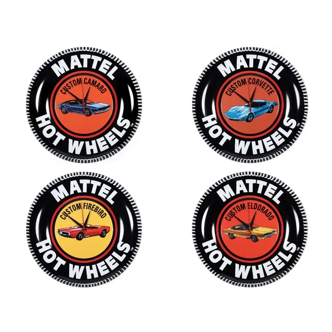 Auto World Hot Wheels Redline Tin Collector Clocks: Assorted 1