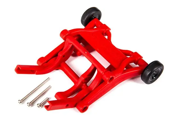 Traxxas Assembled Wheelie Bar: Red 1