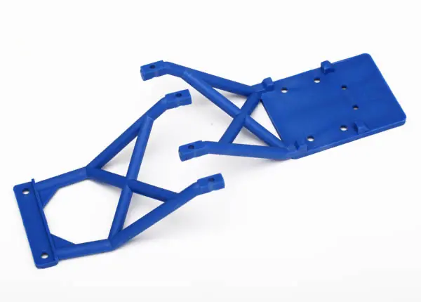 Traxxas Front And Rear Skid Plates: Stampede 2Wd (Blue) 1