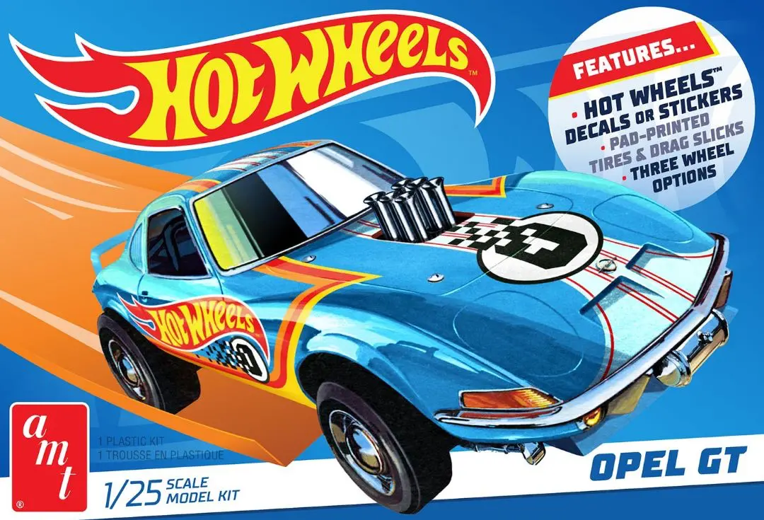 Amt 1/25 Hot Wheels Buick Opel Gt Model Kit 1