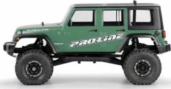 Pro-Line Jeep Wrangler Unlimited Rubicon Clear Body: 12.3”Wb 1