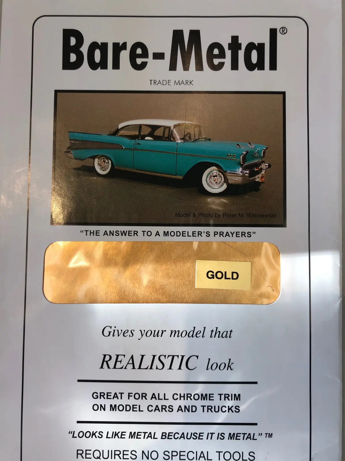 Bare Metal Chrome Foil: Gold 1