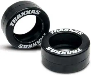Traxxas Rubber Tires: Fits Traxxas Wheelie Bar Wheels 1
