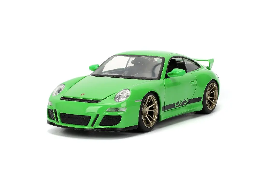 Jada 1/24 Fast And Furious Porsche 911 Gt3 (997) Glossy Green 1