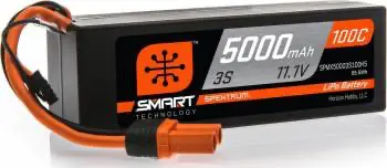 Spektrum G1 3S 11.1V 5000Mah 50C Lipo Battery: Ic3 1