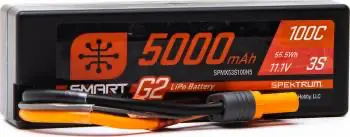 Spektrum Smart 3S 11.1V 5000Mah 100C Lipo: Ic5 1