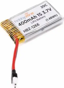 Hobbyzone 3.7V 1S 400Mah Lipo Battery: 450Mm P-51D/X-Cub (Molex 51005) 1