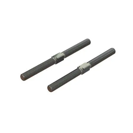 Arrma Steel Rear Turnbuckles: M8x105mm: Outcast Exb (2) 1