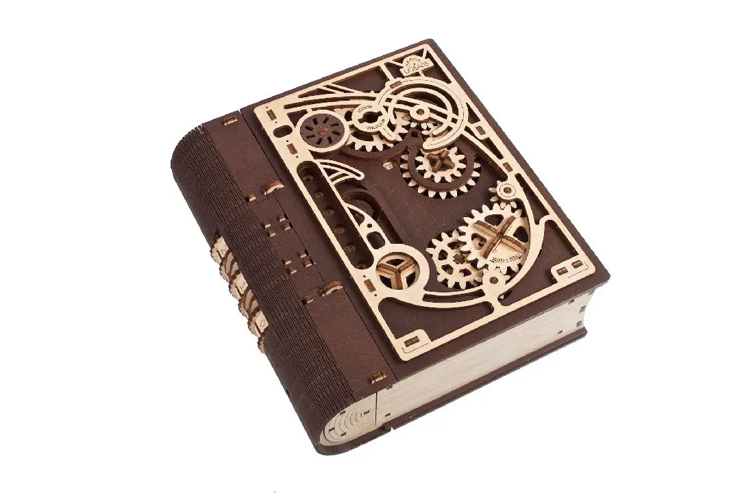 Ugears “Book Of Secrets” Wooden Model Kit: 263Pcs 1