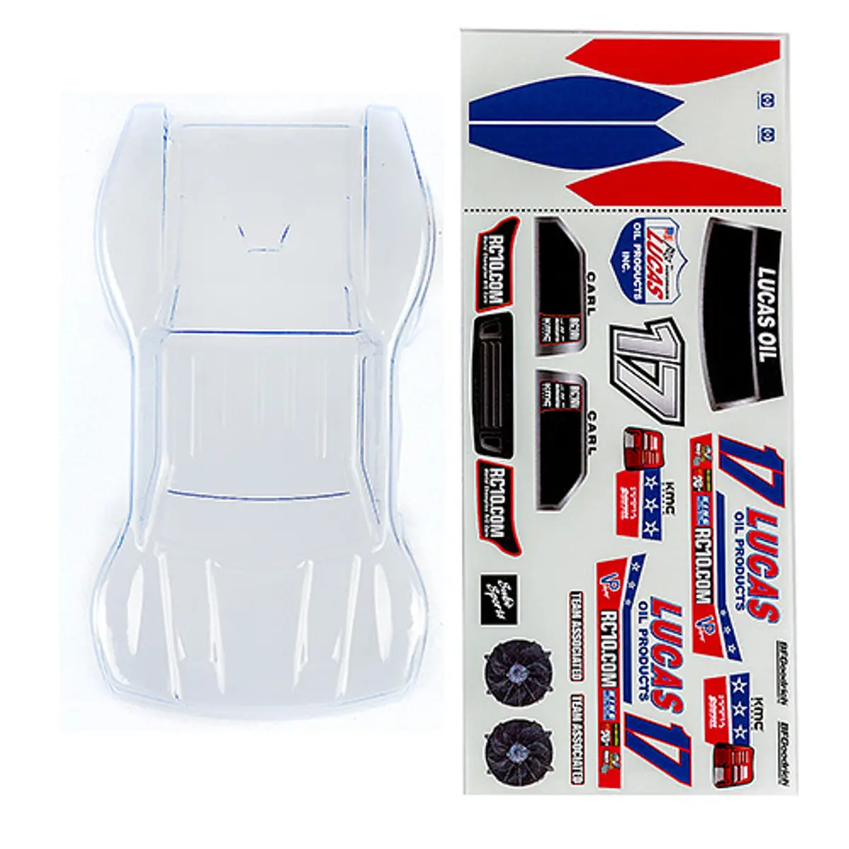Team Associated Clear Body: Sc28 1