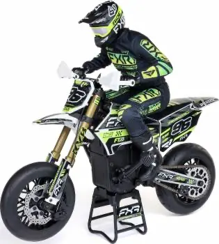 Losi 1/4 Promoto Fxr Supermoto: White (No Battery/Charger) 1