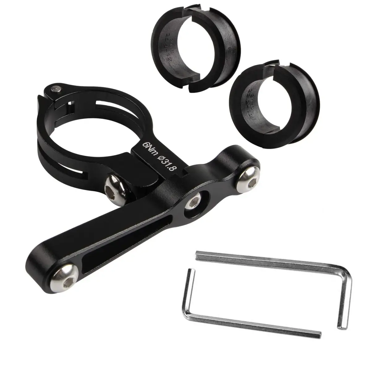 Aluminum Clamping Handle Bar Adapter: Assorted Colors 1