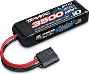 Traxxas 2S 3500Mah 7.4V Id Lipo Battery: Mini Maxx 1
